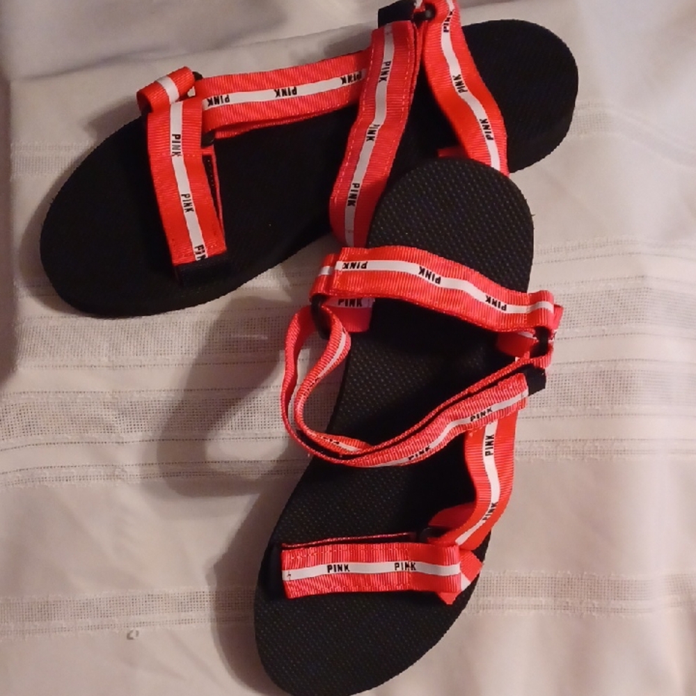 New Pink  Sandals with Pink Straps